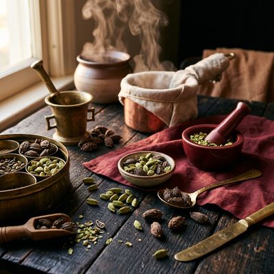 Green and Black Cardamom, Compared